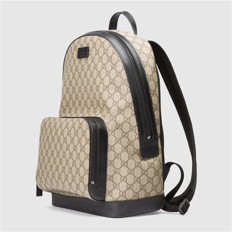 gucci supreme padlock backpack|gg supreme canvas zip backpack.